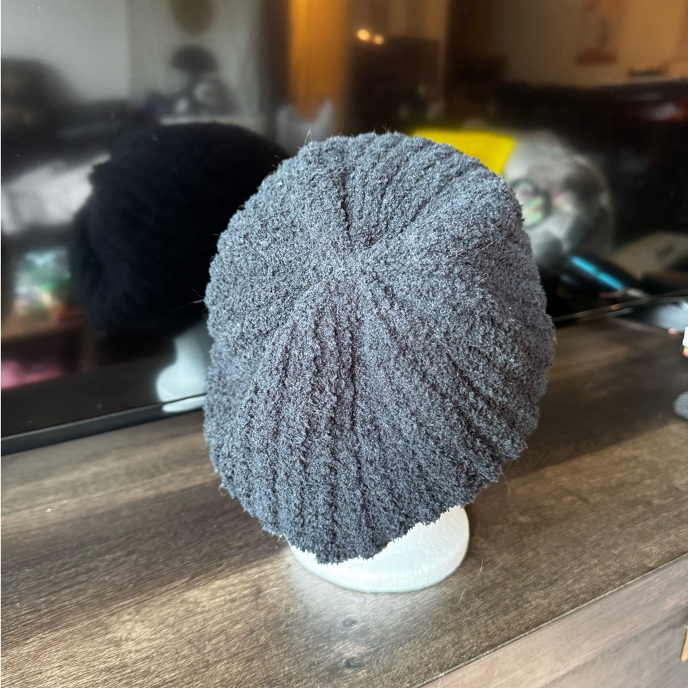 Three Bird Nest Gray & Black Knit Hats - Picture 8 of 9